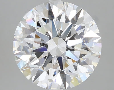 2.58 carat round lab grown diamond E color VS1 clarity