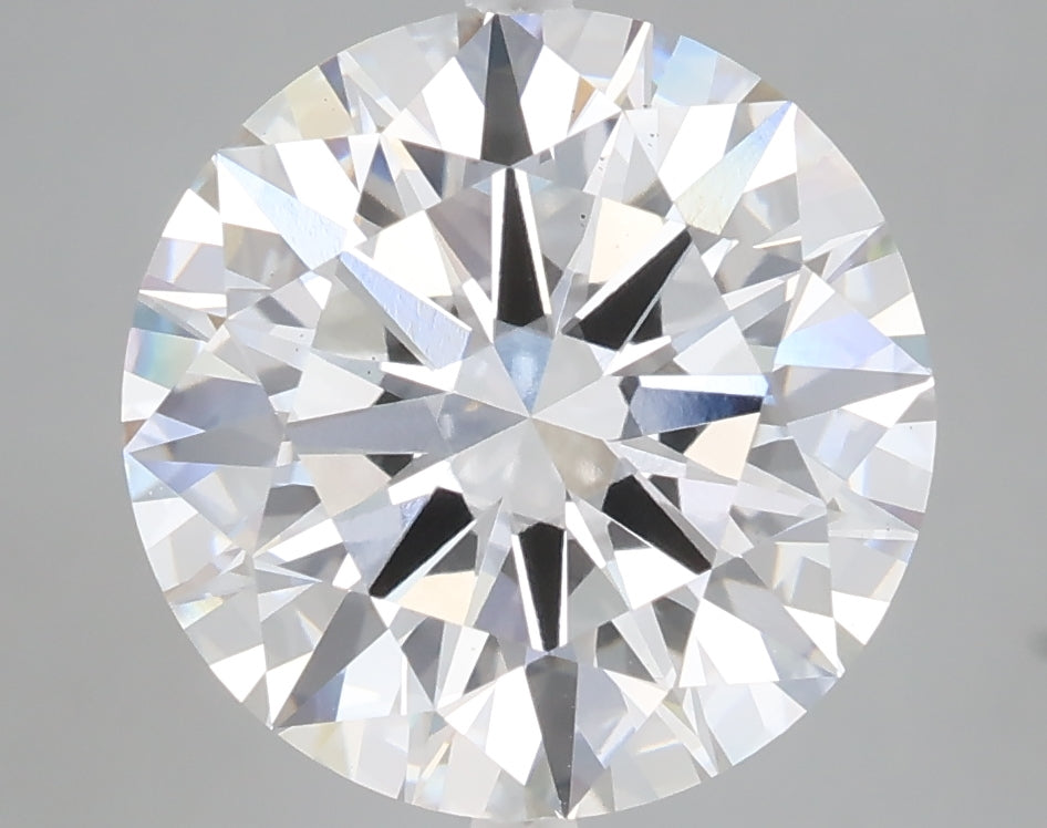 5.03 carat round lab grown diamond E color VS1 clarity