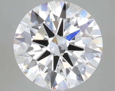 5.01 carat round lab grown diamond F color VS1 clarity
