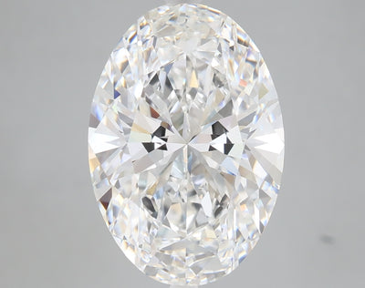 5.60 carat oval lab grown diamond E color VS1 clarity