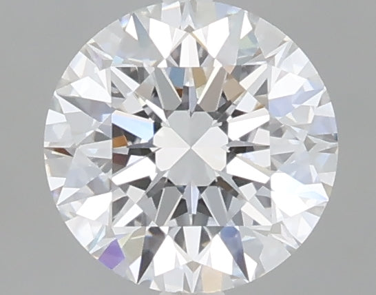 1.01 carat round lab grown diamond D color VVS2 clarity