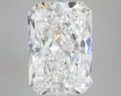 6.59 carat radiant lab grown diamond F color VS1 clarity