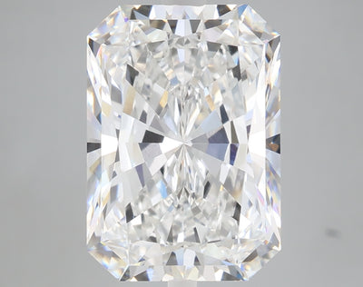 7.08 carat radiant lab grown diamond E color VS1 clarity