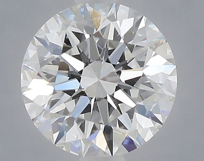 1.23 carat round lab grown diamond D color VVS2 clarity