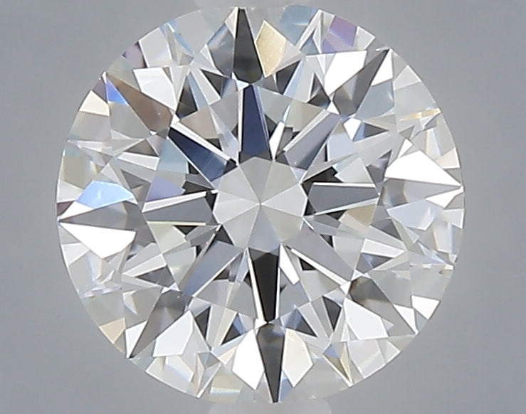 1.05 carat round lab grown diamond D color VVS2 clarity