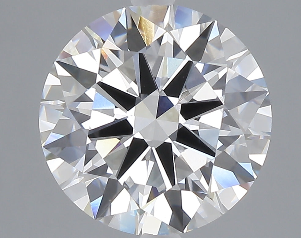 5.00 carat round lab grown diamond F color VVS2 clarity
