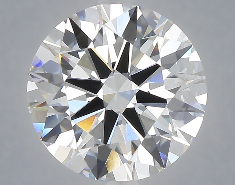 5.01 carat round lab grown diamond F color VVS2 clarity