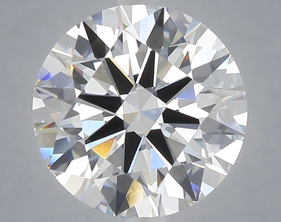 5.01 carat round lab grown diamond F color VVS2 clarity