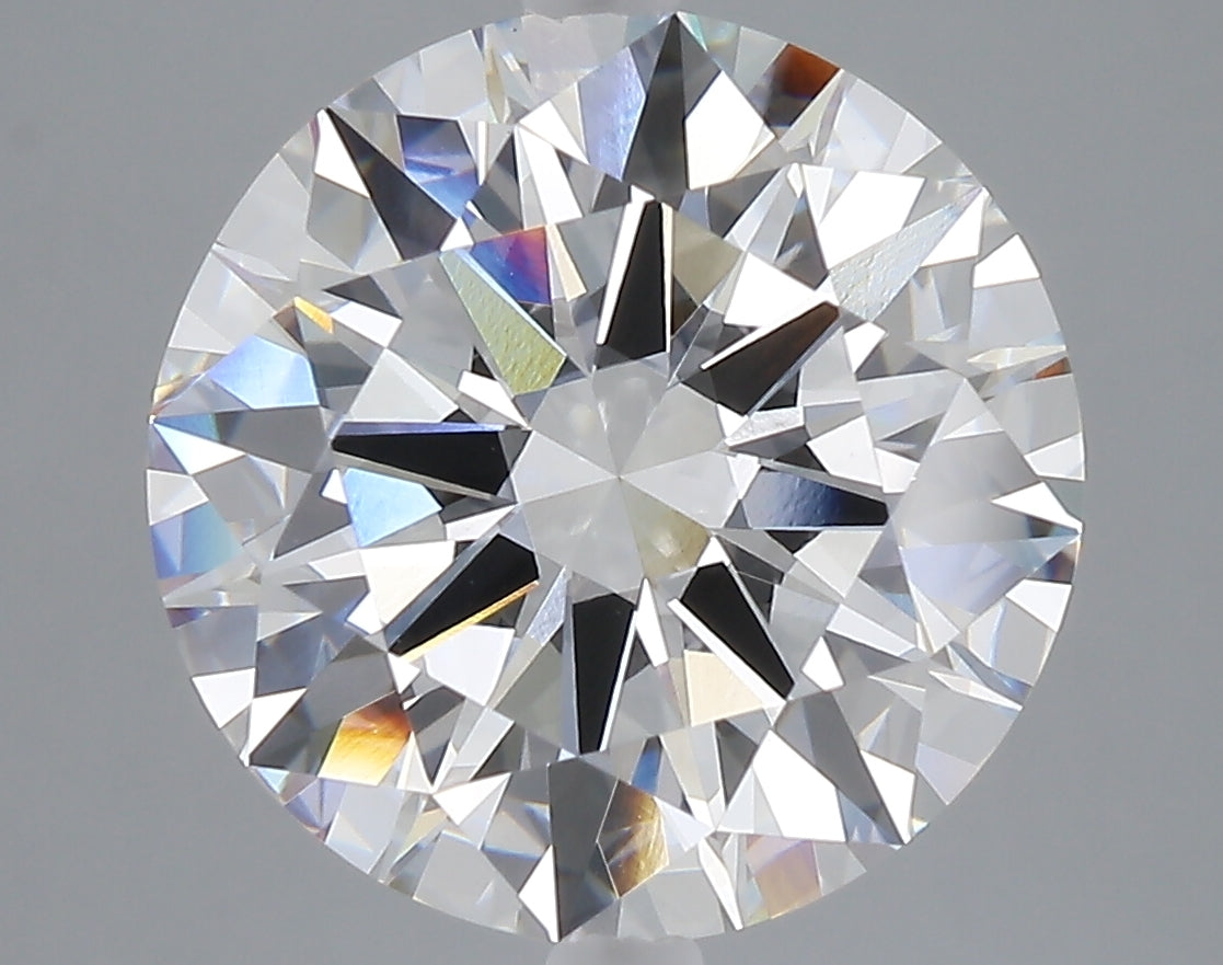 7.00 carat round lab grown diamond F color VVS2 clarity