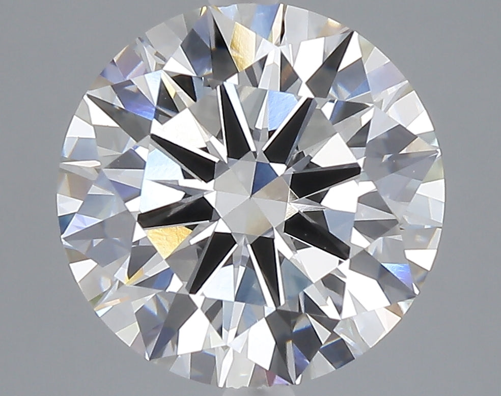 5.01 carat round lab grown diamond E color VVS2 clarity