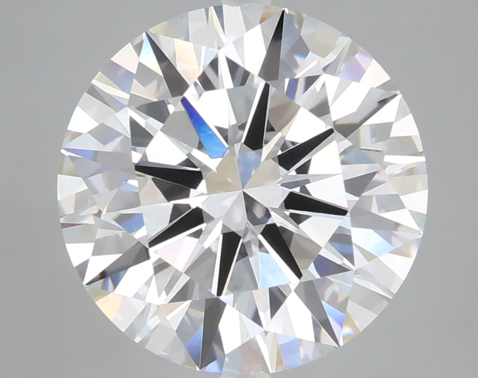 5.03 carat round lab grown diamond F color VS1 clarity