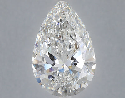 6.07 carat pear lab grown diamond E color VVS2 clarity