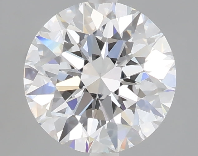 1.55 carat round lab grown diamond E color VVS2 clarity