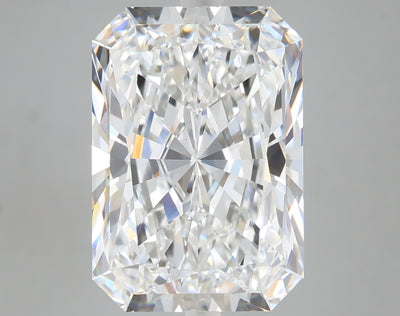 6.96 carat radiant lab grown diamond E color VS1 clarity