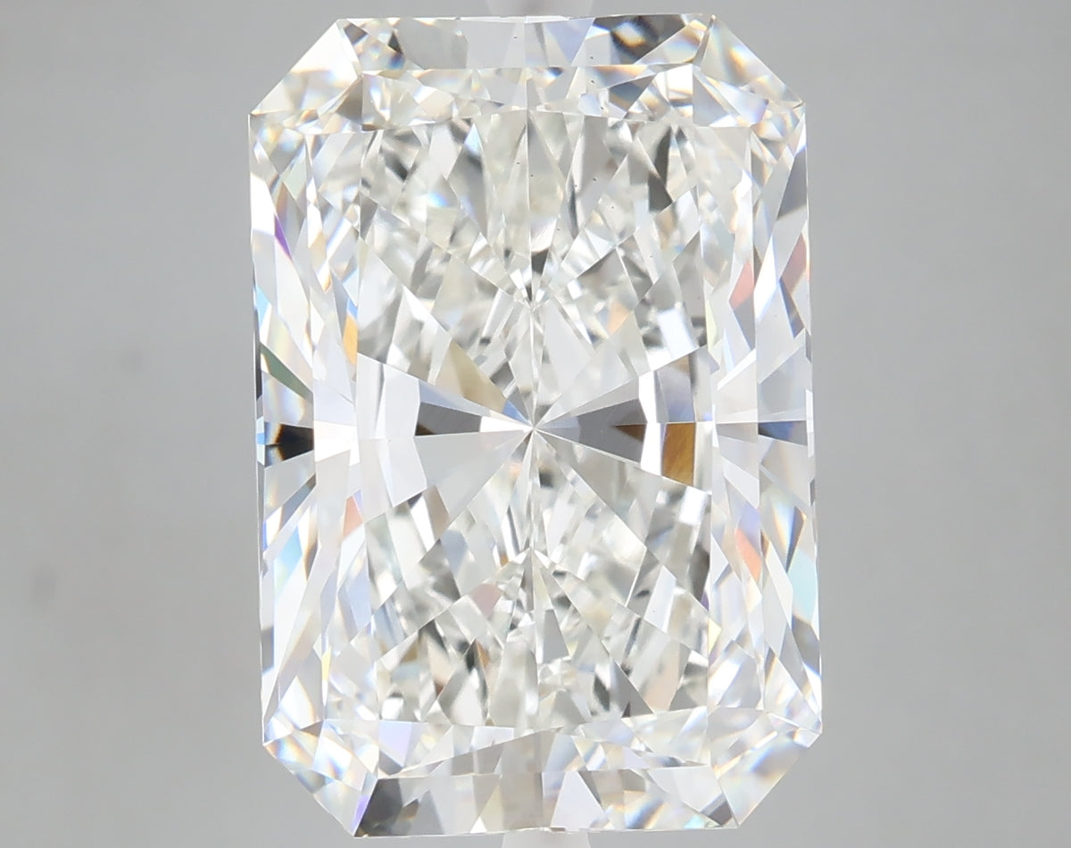 9.07 carat radiant lab grown diamond F color VS1 clarity