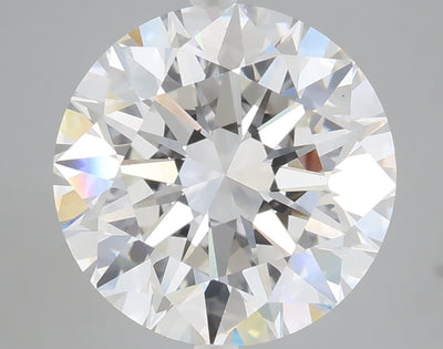 5.05 carat round lab grown diamond F color VS1 clarity