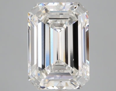 10.00 carat emerald lab grown diamond F color VS1 clarity