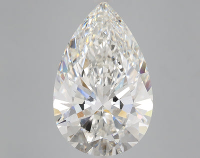 10.10 carat pear lab grown diamond F color VS1 clarity