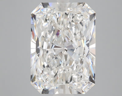 5.09 carat radiant lab grown diamond F color VS1 clarity
