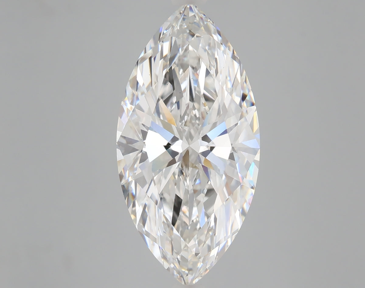 6.06 carat marquise lab grown diamond F color VS1 clarity