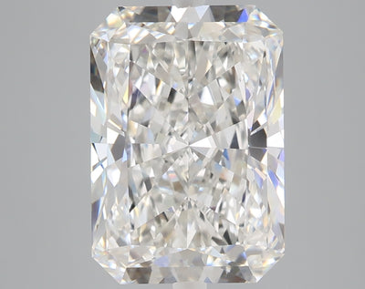5.09 carat radiant lab grown diamond F color VS1 clarity