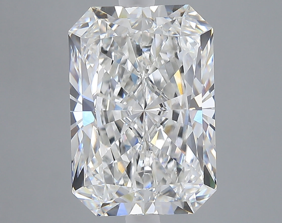 5.01 carat radiant lab grown diamond F color VS1 clarity