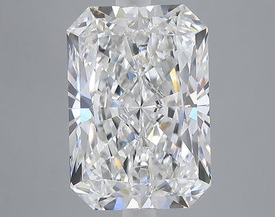 5.01 carat radiant lab grown diamond F color VS1 clarity