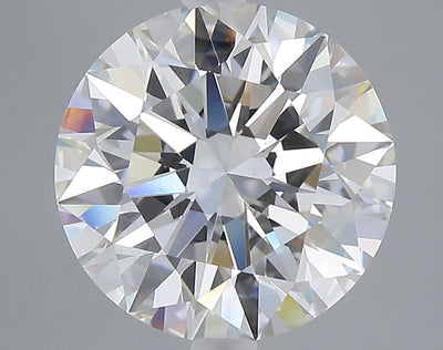 5.08 carat round lab grown diamond F color VS1 clarity
