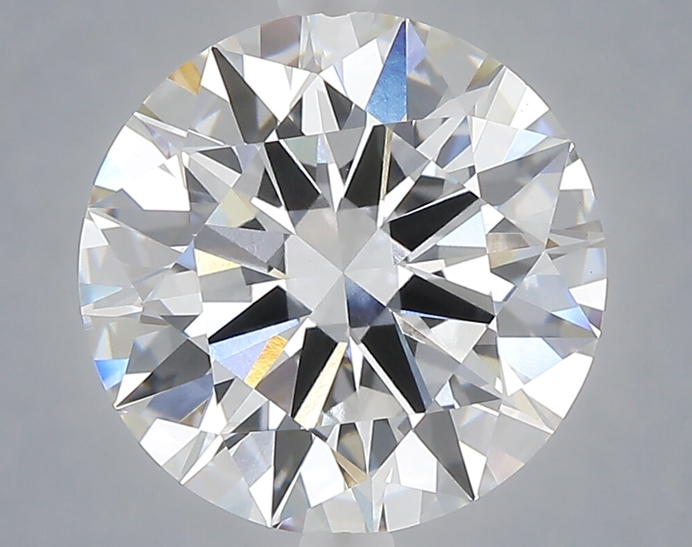 5.02 carat round lab grown diamond E color VS1 clarity