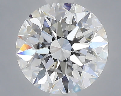 1.09 carat round lab grown diamond D color VVS2 clarity