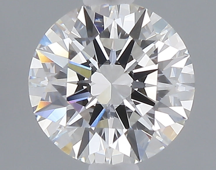 1.01 carat round lab grown diamond D color VVS2 clarity