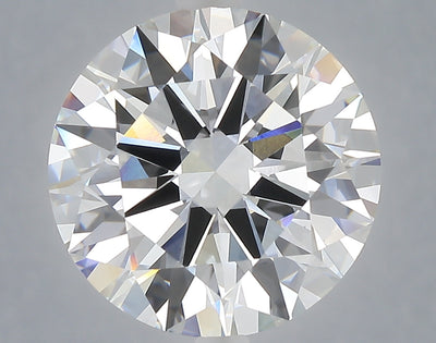 7.04 carat round lab grown diamond F color VVS2 clarity