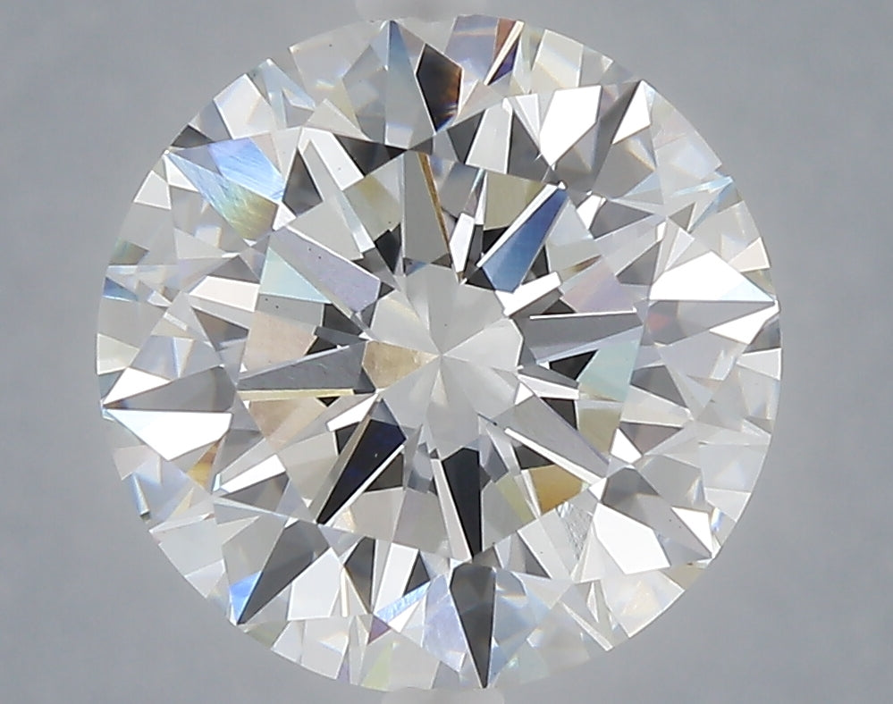 5.20 carat round lab grown diamond F color VS1 clarity