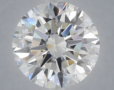 5.20 carat round lab grown diamond F color VS1 clarity