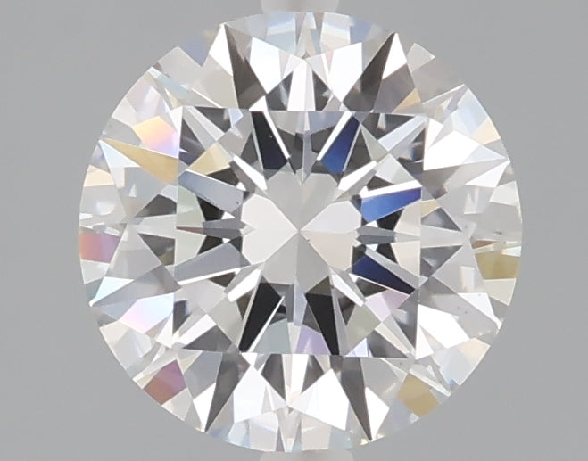 1.56 carat round lab grown diamond D color VS1 clarity