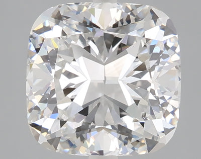 3.10 carat cushion lab grown diamond D color VS1 clarity