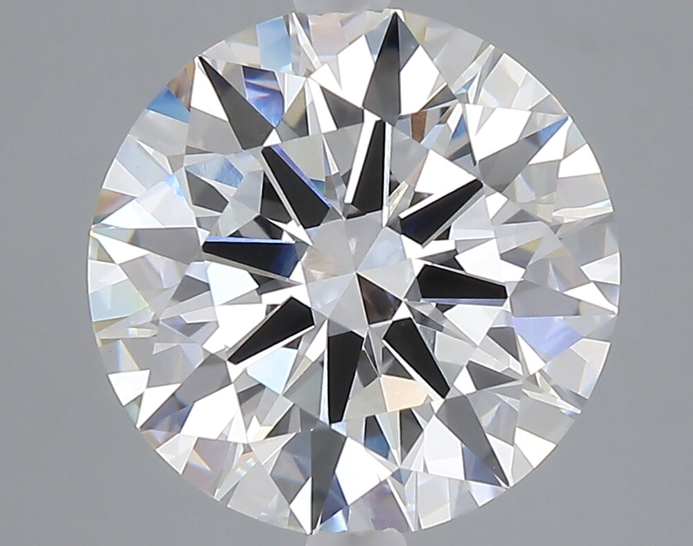 5.04 carat round lab grown diamond E color VVS2 clarity