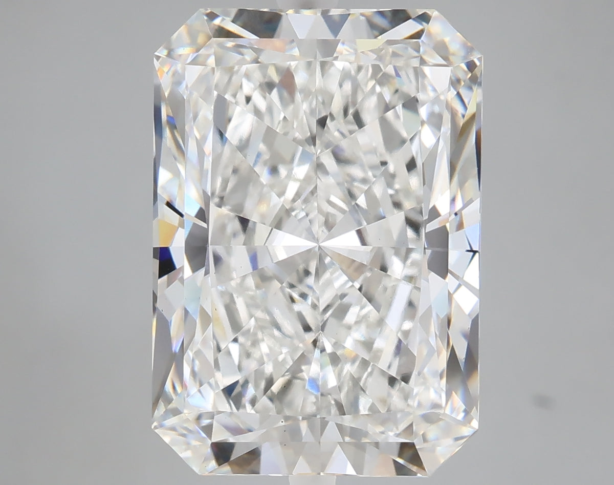 9.06 carat radiant lab grown diamond F color VS1 clarity