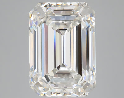 10.55 carat emerald lab grown diamond F color VVS2 clarity