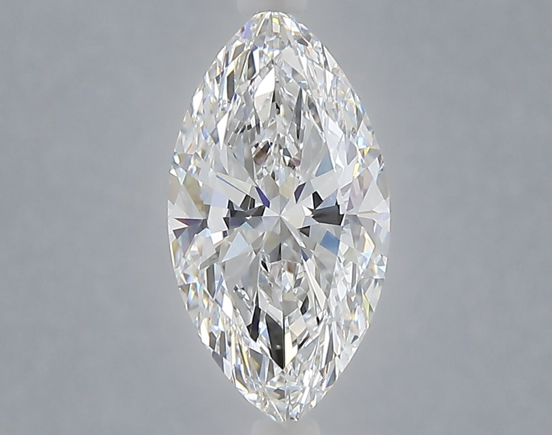 2.05 carat marquise lab grown diamond D color VVS2 clarity