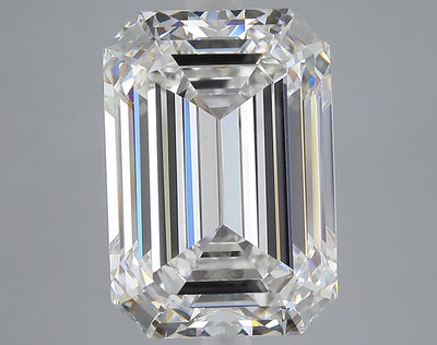 9.10 carat emerald lab grown diamond F color VS1 clarity