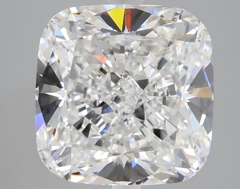 4.01 carat cushion lab grown diamond E color VVS2 clarity