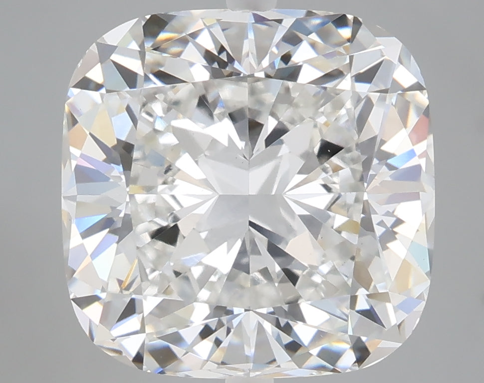 7.10 carat cushion lab grown diamond F color VS1 clarity