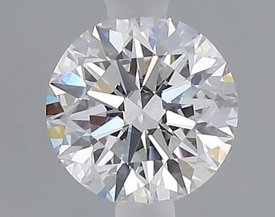 1.07 carat round lab grown diamond D color VVS2 clarity