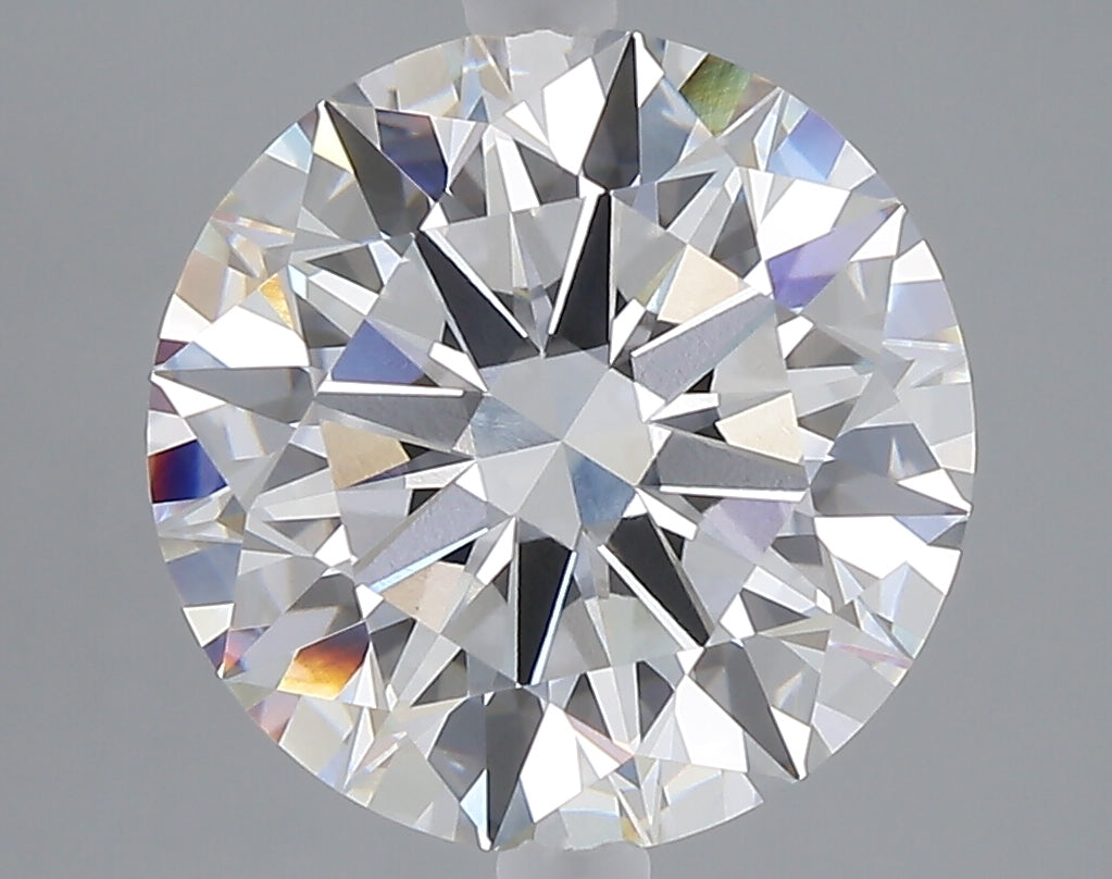 5.07 carat round lab grown diamond E color VVS2 clarity