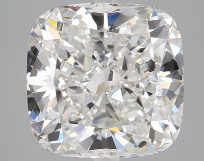 4.29 carat cushion lab grown diamond E color VS1 clarity
