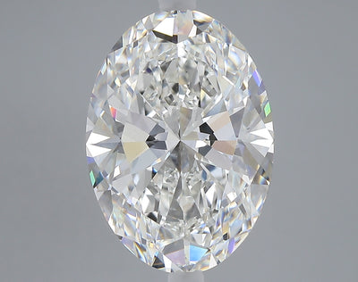 7.03 carat oval lab grown diamond F color VS1 clarity