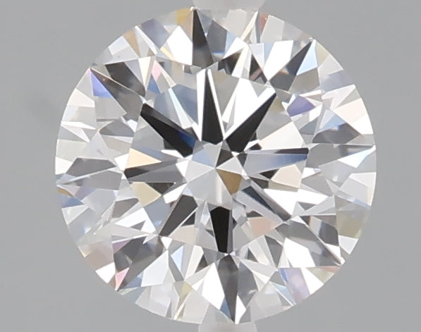1.21 carat round lab grown diamond D color VVS2 clarity