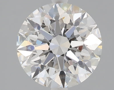 1.58 carat round lab grown diamond D color VVS2 clarity