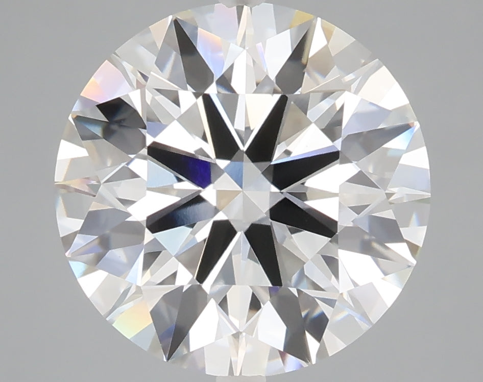 5.10 carat round lab grown diamond E color VVS2 clarity